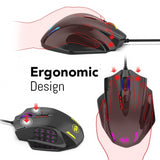 M908 IMPACT RGB LED Gaming Mouse