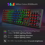 K582 SURARA RGB LED Mechanical Gaming Keyboard