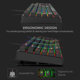 K582 SURARA RGB LED Mechanical Gaming Keyboard